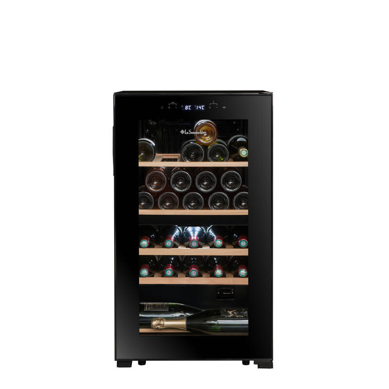 Cantina a doppia zona a temperatura controllata SLS32DZBLACK 32 Bottiglie - La Sommelière
