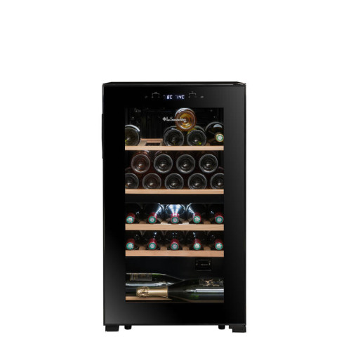 Cantina a doppia zona a temperatura controllata SLS32DZBLACK 32 Bottiglie - La Sommelière
