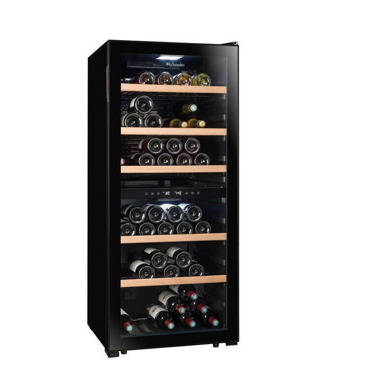 Dual Zone Wine Cooler LS102DZBLACK 102 Bottles - La Sommelière