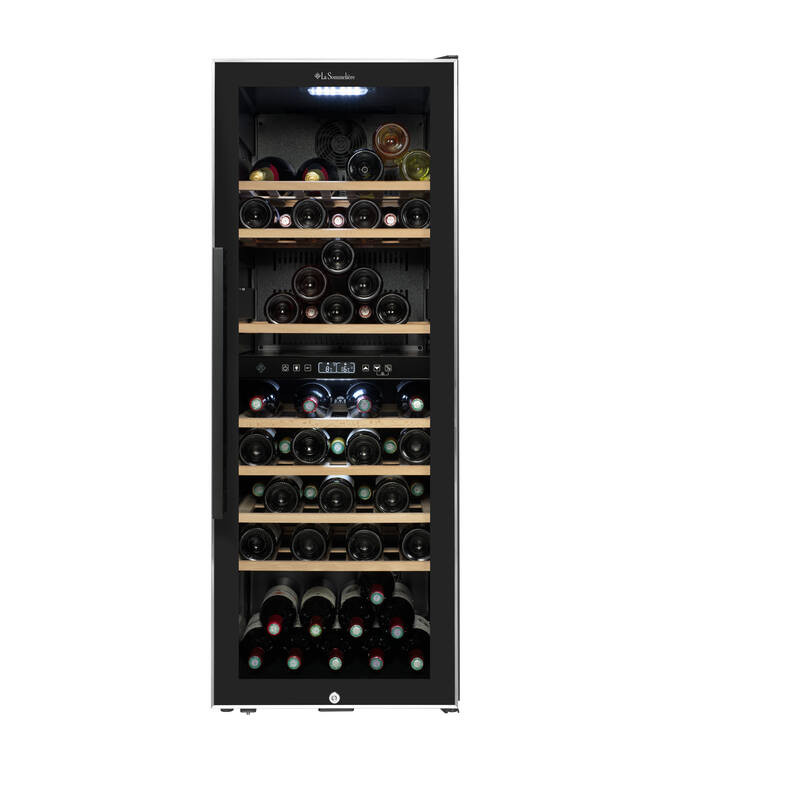 Dual-compartment service wine cellar ECS81.2Z 75 Bottles - La Sommelière